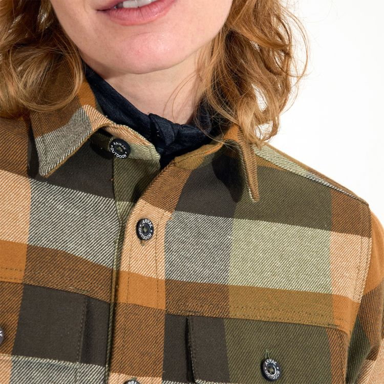 ARRAK Flanellhemd isoliert Forest Lady Gr.S