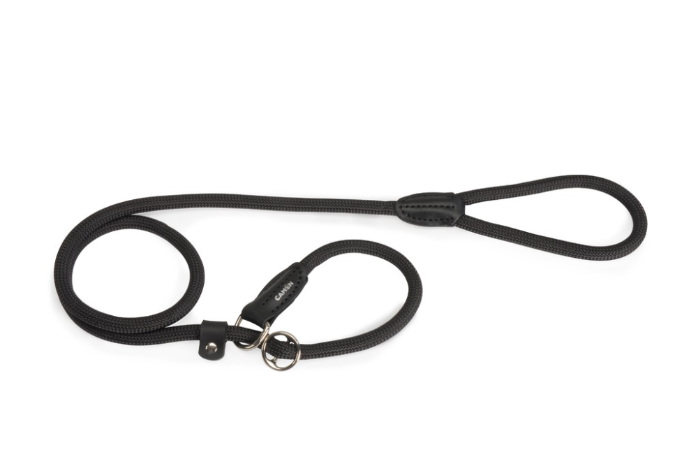 Camon Retrieverleine aus Nylon Tau - burgundrot 8 x 1750 mm