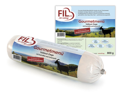 FIL Gourmetmenu Ziege mit Kartoffel und Amaranth, 800g