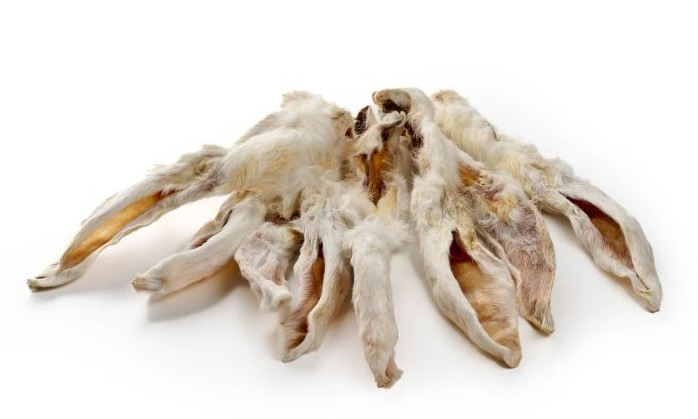 NaturNah N04 Kaninchen Ohren mit Fell 250g
