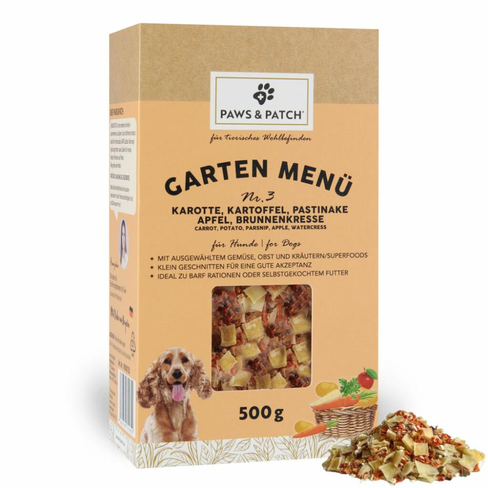 Paws&Patch garten menü