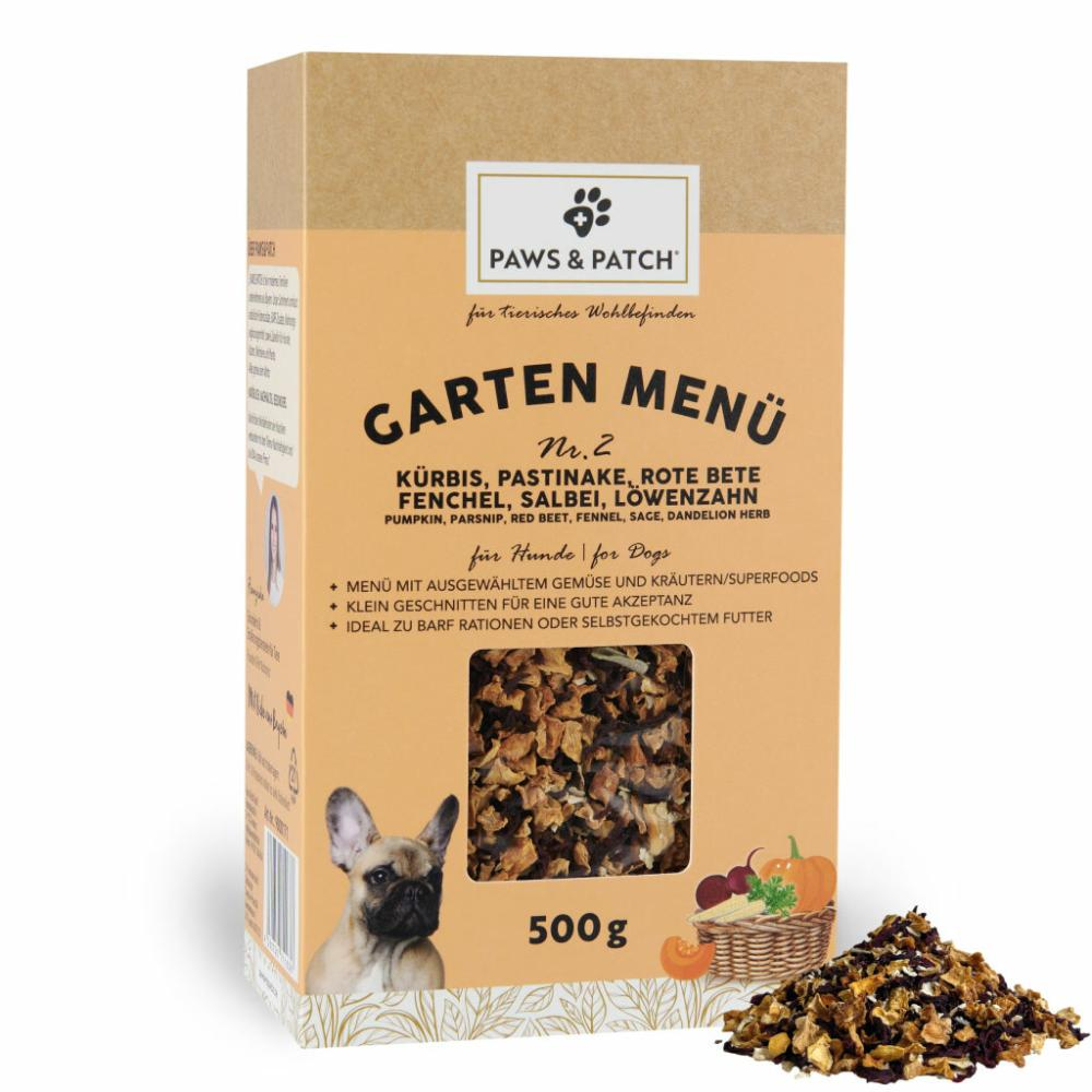 Paws&Patch garten menü